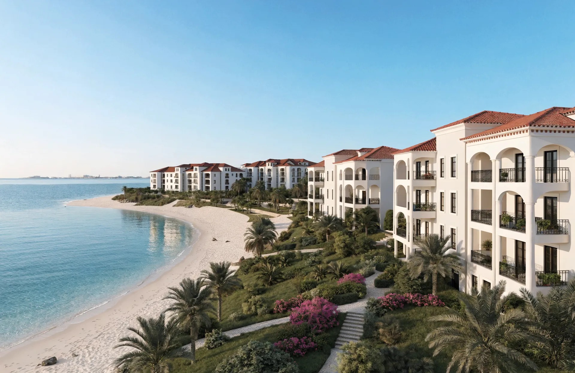 Portuguese-inspired apartments above the sea, Nawayef Park Views